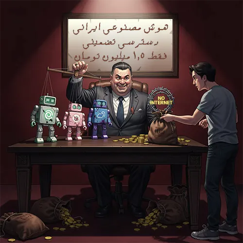 هوش مصنوعی ایرانی - دلالی و رانت در زمان قطعی اینترنت بین المللی